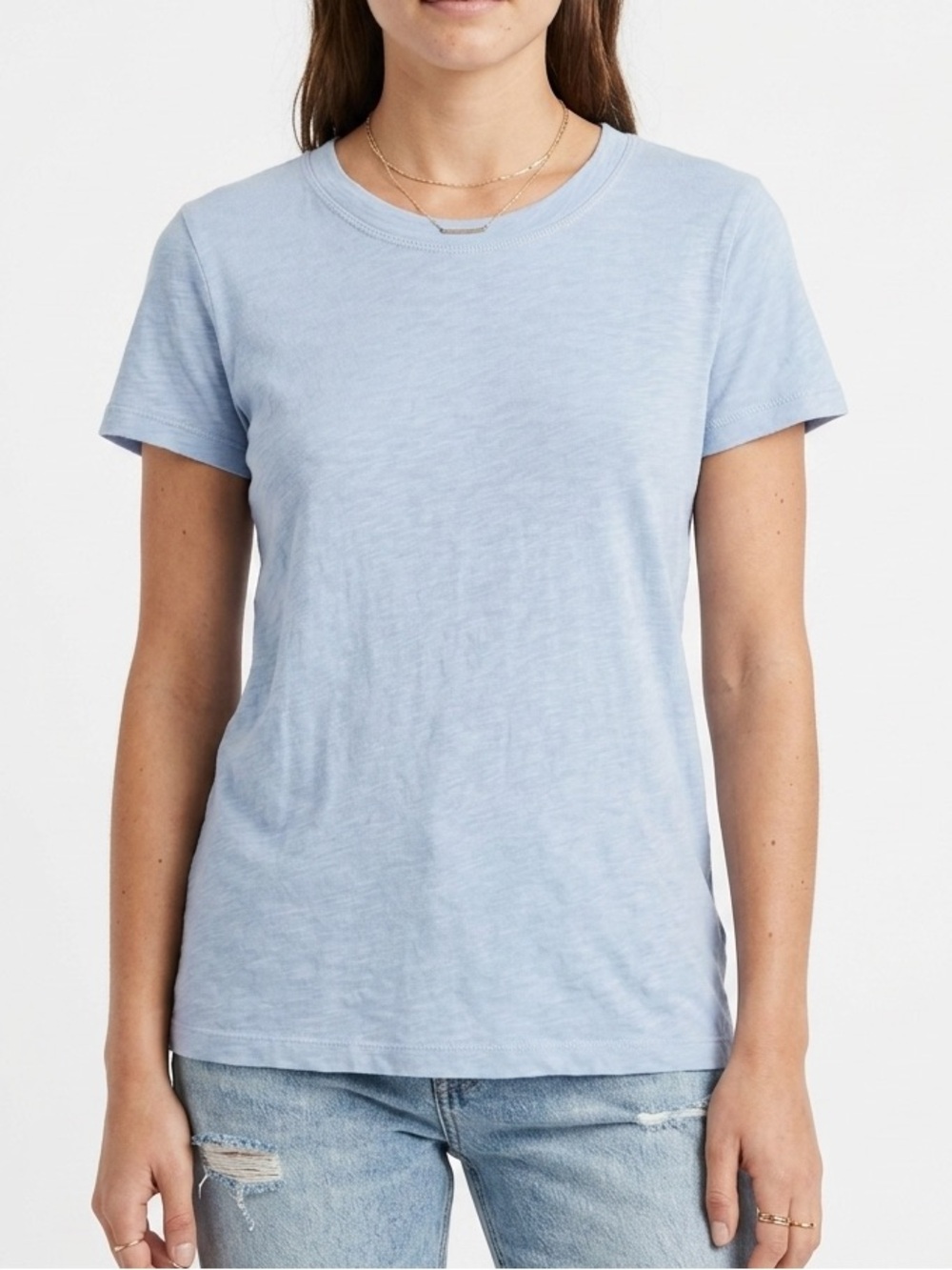 Stateside Blue 100% Cotton T Shirt